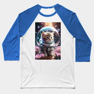 Star Gazer Feline Baseball T-Shirt